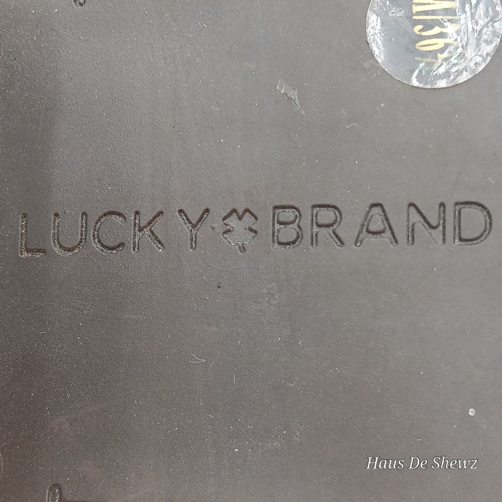 Lucky Brand Womens Frankela grey suede, size 6 - Picture 15 of 15